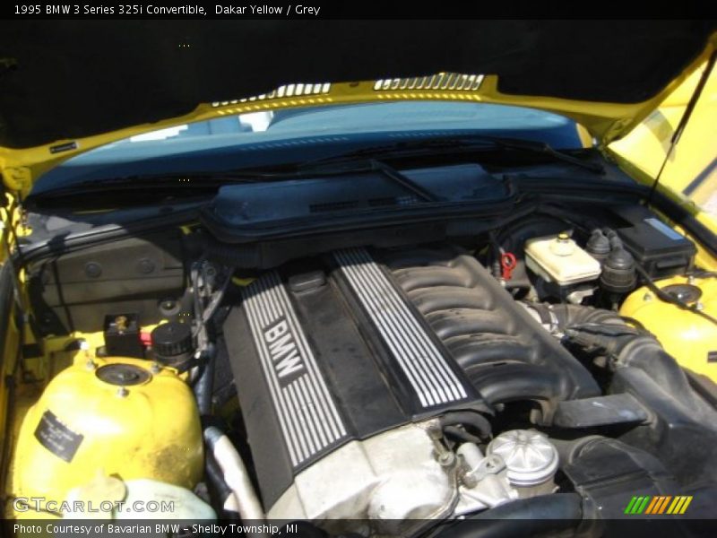 Dakar Yellow / Grey 1995 BMW 3 Series 325i Convertible