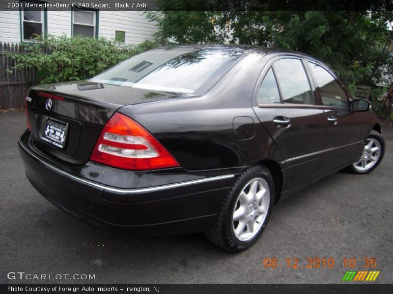 Black / Ash 2003 Mercedes-Benz C 240 Sedan