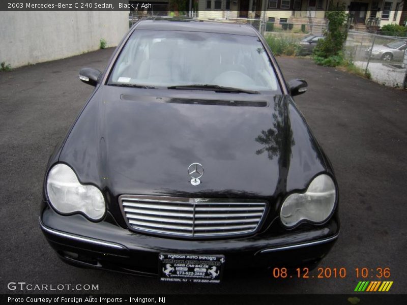 Black / Ash 2003 Mercedes-Benz C 240 Sedan