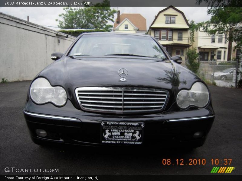 Black / Ash 2003 Mercedes-Benz C 240 Sedan