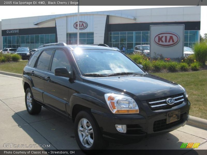 Black Cherry / Beige 2005 Kia Sportage EX 4WD