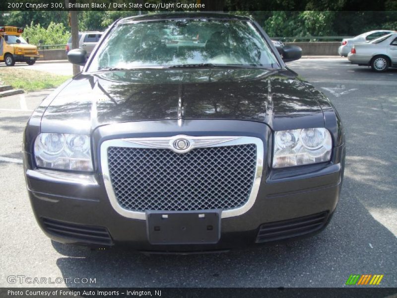 Brilliant Black / Dark Slate Gray/Light Graystone 2007 Chrysler 300