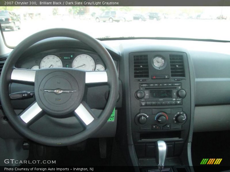 Brilliant Black / Dark Slate Gray/Light Graystone 2007 Chrysler 300