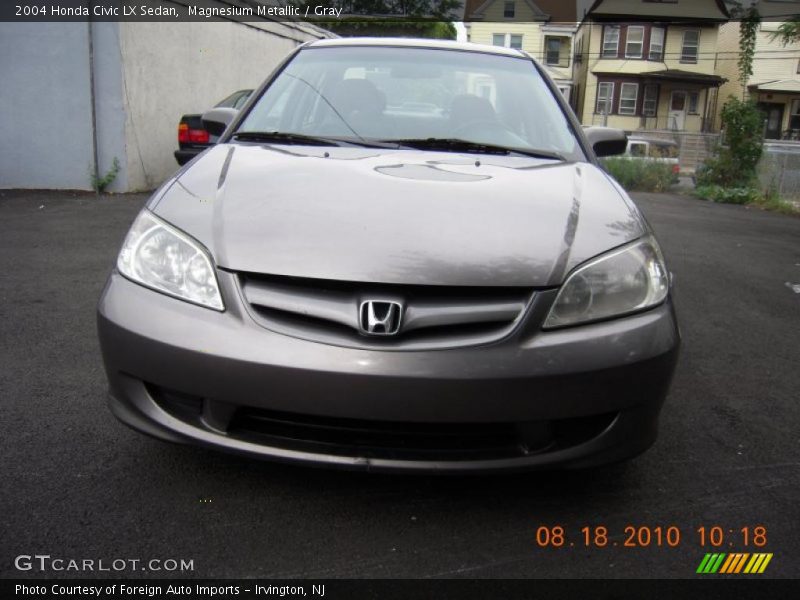 Magnesium Metallic / Gray 2004 Honda Civic LX Sedan