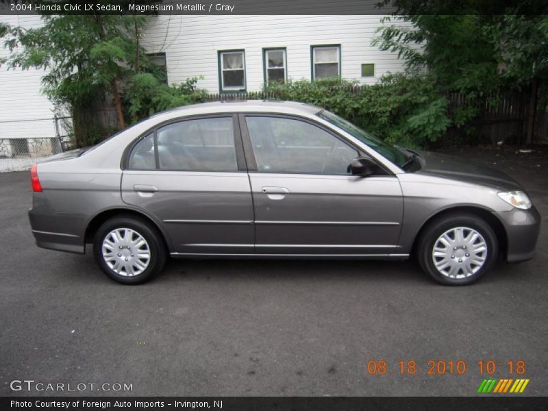 Magnesium Metallic / Gray 2004 Honda Civic LX Sedan