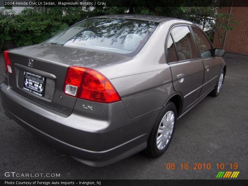 Magnesium Metallic / Gray 2004 Honda Civic LX Sedan