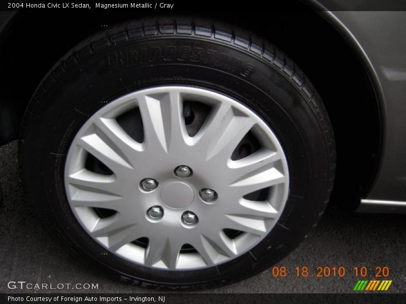 Magnesium Metallic / Gray 2004 Honda Civic LX Sedan