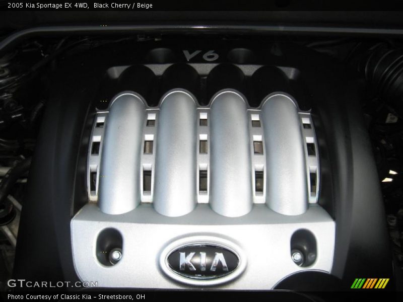 Black Cherry / Beige 2005 Kia Sportage EX 4WD