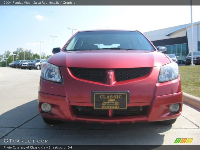 Salsa Red Metallic / Graphite 2004 Pontiac Vibe