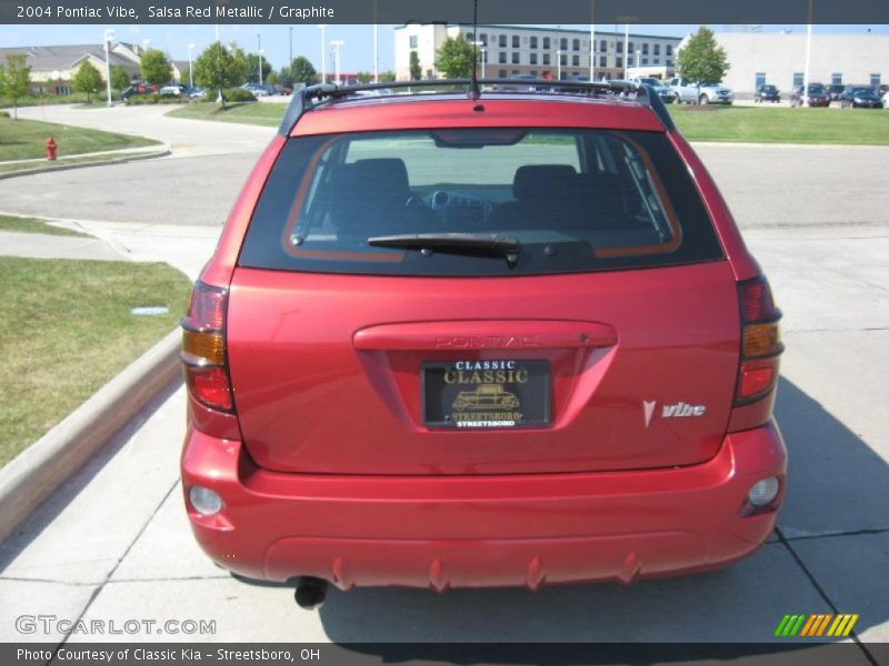 Salsa Red Metallic / Graphite 2004 Pontiac Vibe