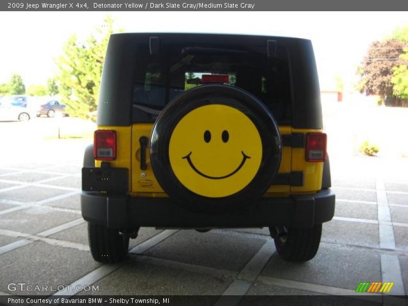 Detonator Yellow / Dark Slate Gray/Medium Slate Gray 2009 Jeep Wrangler X 4x4
