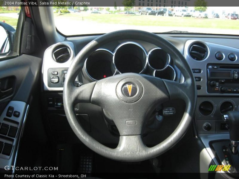 Salsa Red Metallic / Graphite 2004 Pontiac Vibe
