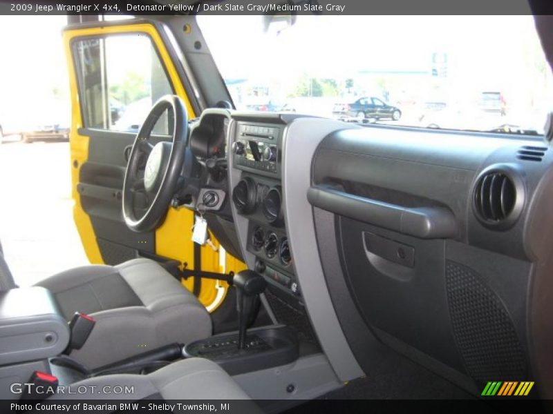 Detonator Yellow / Dark Slate Gray/Medium Slate Gray 2009 Jeep Wrangler X 4x4