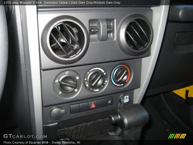Detonator Yellow / Dark Slate Gray/Medium Slate Gray 2009 Jeep Wrangler X 4x4