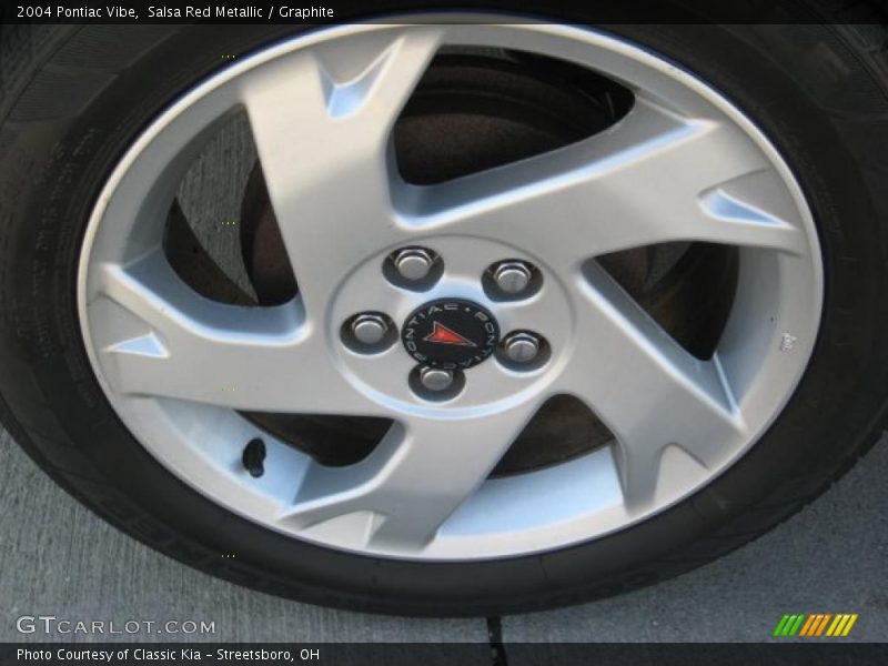 Salsa Red Metallic / Graphite 2004 Pontiac Vibe