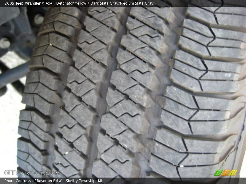 Detonator Yellow / Dark Slate Gray/Medium Slate Gray 2009 Jeep Wrangler X 4x4