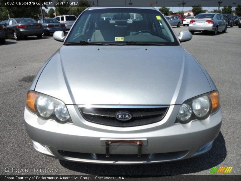 Silver / Gray 2002 Kia Spectra GS Sedan