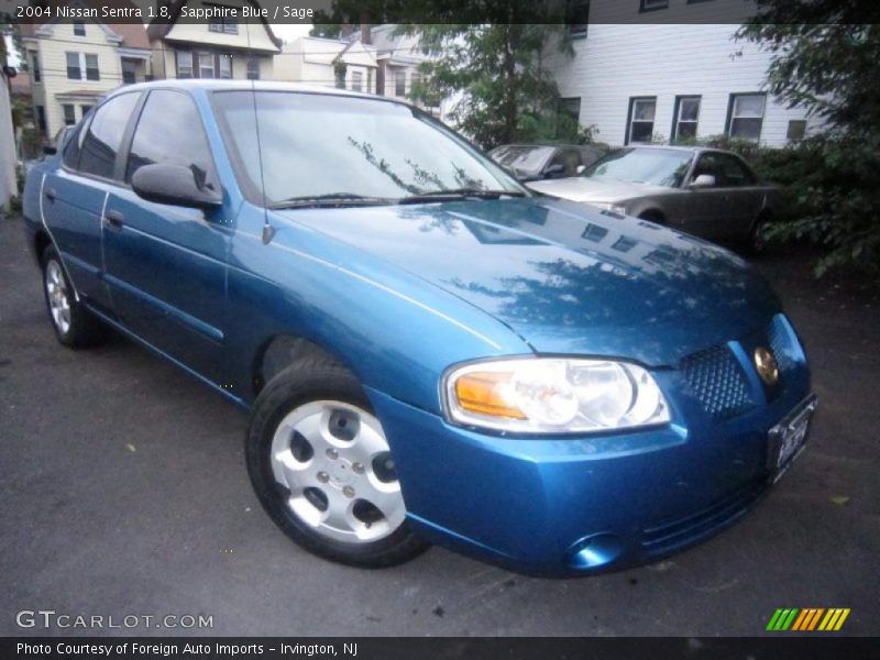 Sapphire Blue / Sage 2004 Nissan Sentra 1.8
