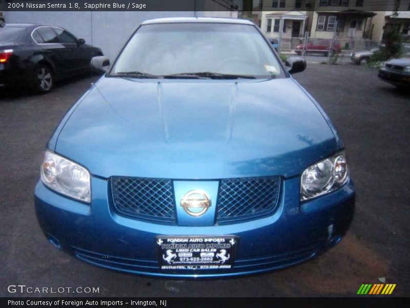 Sapphire Blue / Sage 2004 Nissan Sentra 1.8
