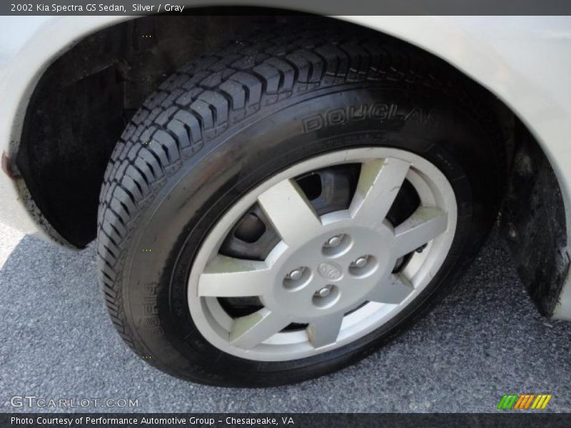 Silver / Gray 2002 Kia Spectra GS Sedan