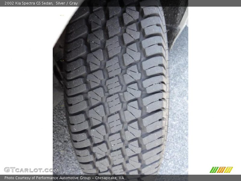 Silver / Gray 2002 Kia Spectra GS Sedan
