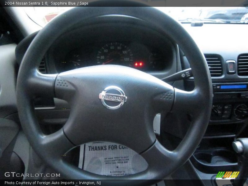 Sapphire Blue / Sage 2004 Nissan Sentra 1.8
