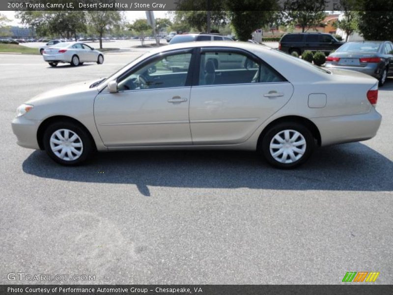 Desert Sand Mica / Stone Gray 2006 Toyota Camry LE