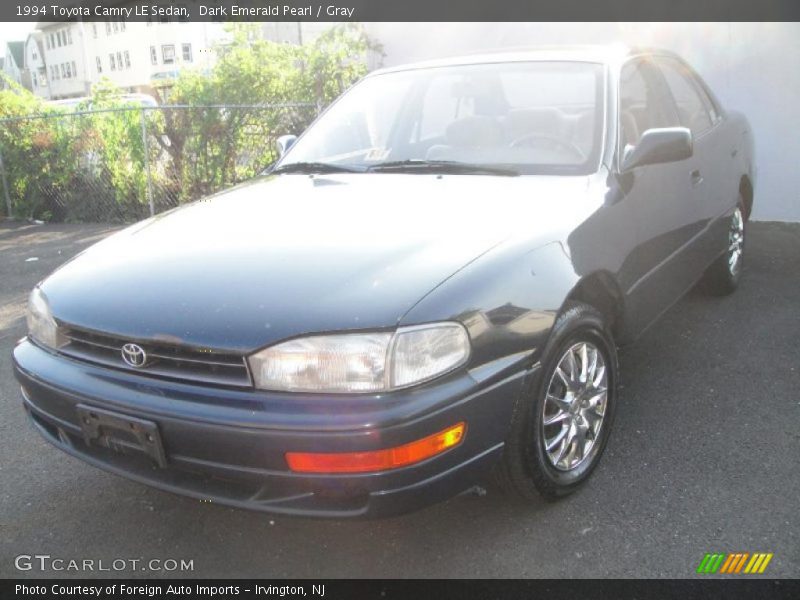 Dark Emerald Pearl / Gray 1994 Toyota Camry LE Sedan