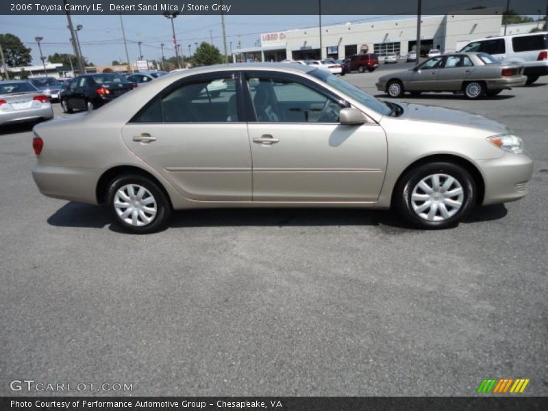 Desert Sand Mica / Stone Gray 2006 Toyota Camry LE