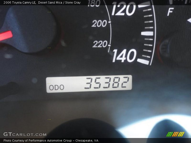 Desert Sand Mica / Stone Gray 2006 Toyota Camry LE