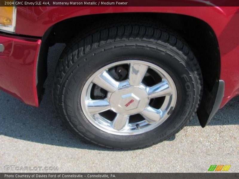 Monterey Maroon Metallic / Medium Pewter 2004 GMC Envoy SLE 4x4