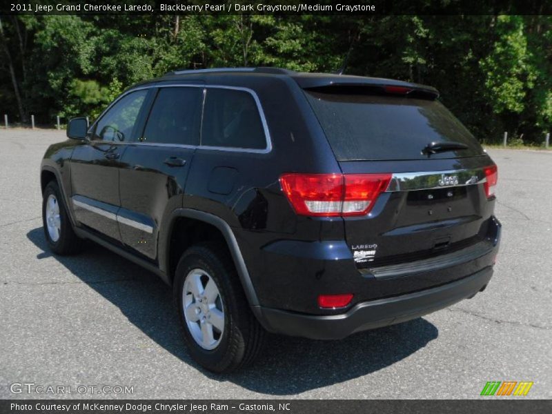Blackberry Pearl / Dark Graystone/Medium Graystone 2011 Jeep Grand Cherokee Laredo