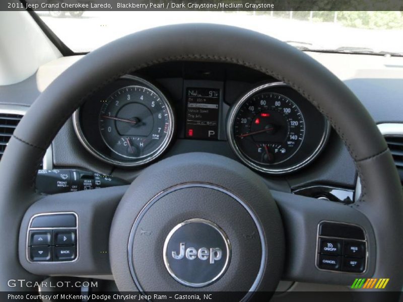 Blackberry Pearl / Dark Graystone/Medium Graystone 2011 Jeep Grand Cherokee Laredo