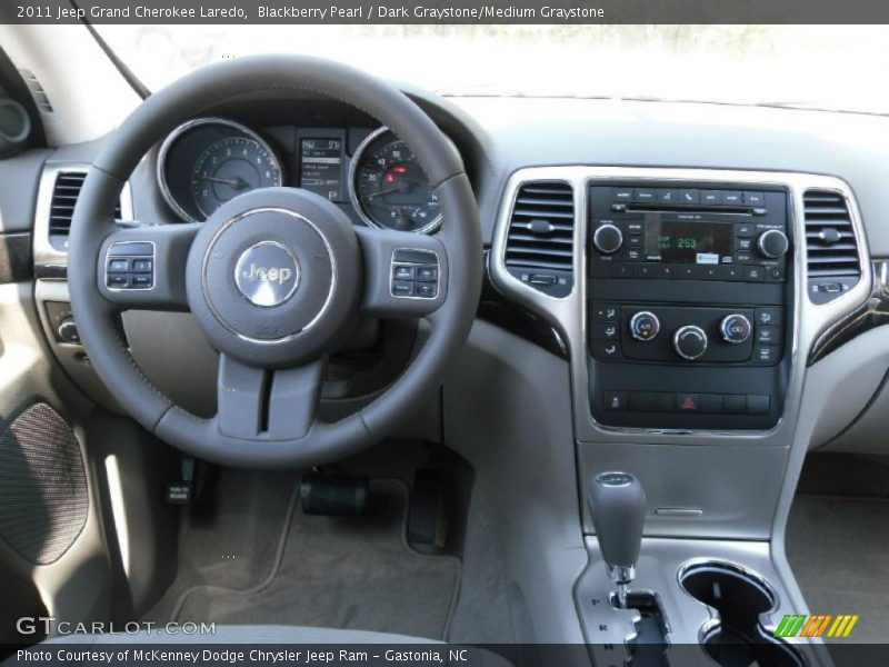 Blackberry Pearl / Dark Graystone/Medium Graystone 2011 Jeep Grand Cherokee Laredo