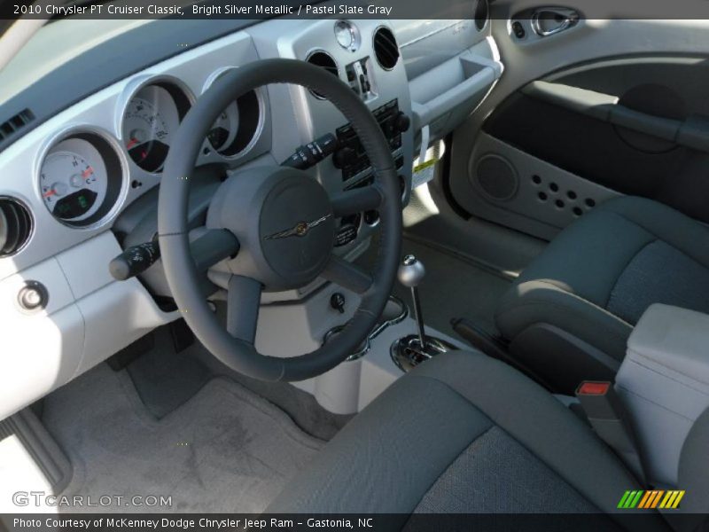 Bright Silver Metallic / Pastel Slate Gray 2010 Chrysler PT Cruiser Classic