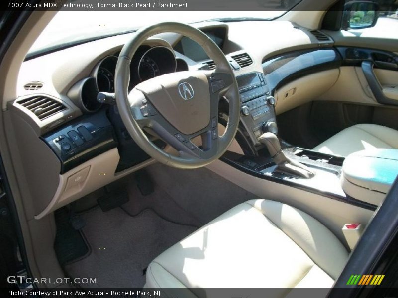 Formal Black Pearl / Parchment 2007 Acura MDX Technology