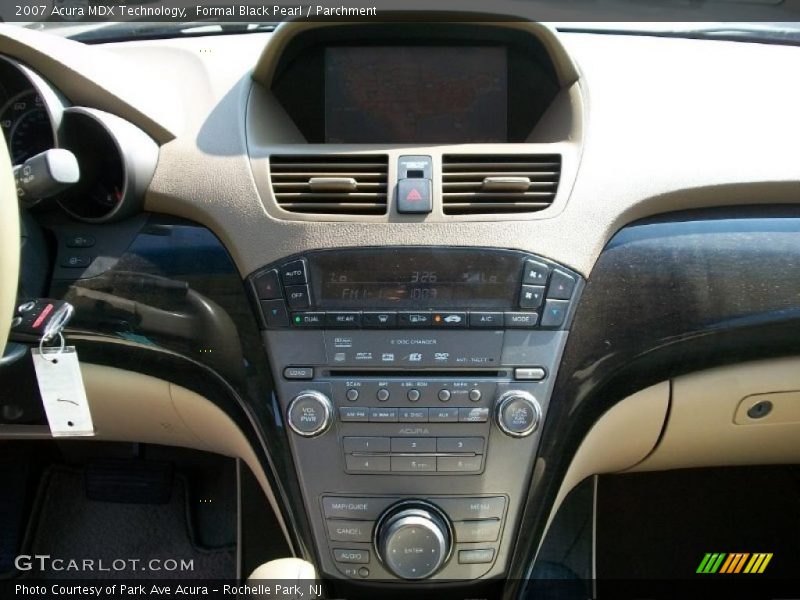 Formal Black Pearl / Parchment 2007 Acura MDX Technology