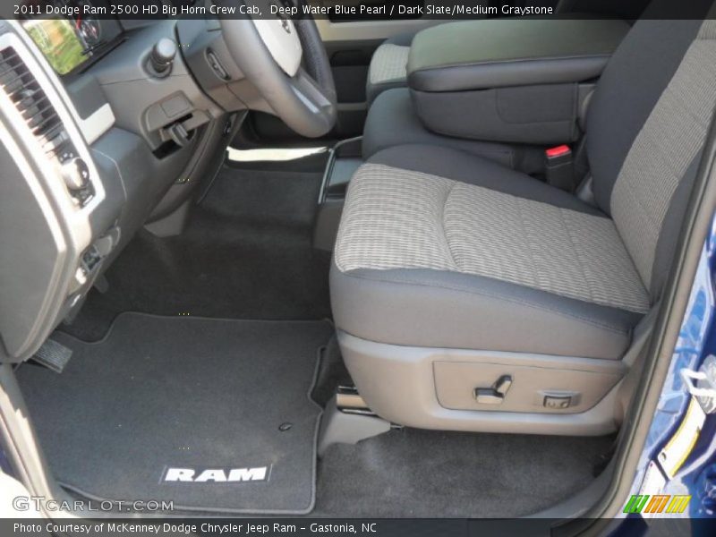 Deep Water Blue Pearl / Dark Slate/Medium Graystone 2011 Dodge Ram 2500 HD Big Horn Crew Cab