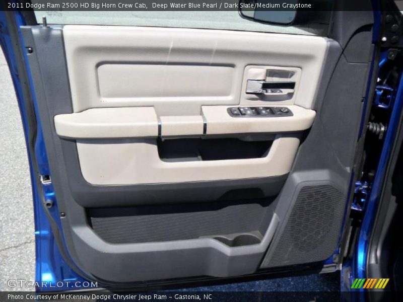 Deep Water Blue Pearl / Dark Slate/Medium Graystone 2011 Dodge Ram 2500 HD Big Horn Crew Cab