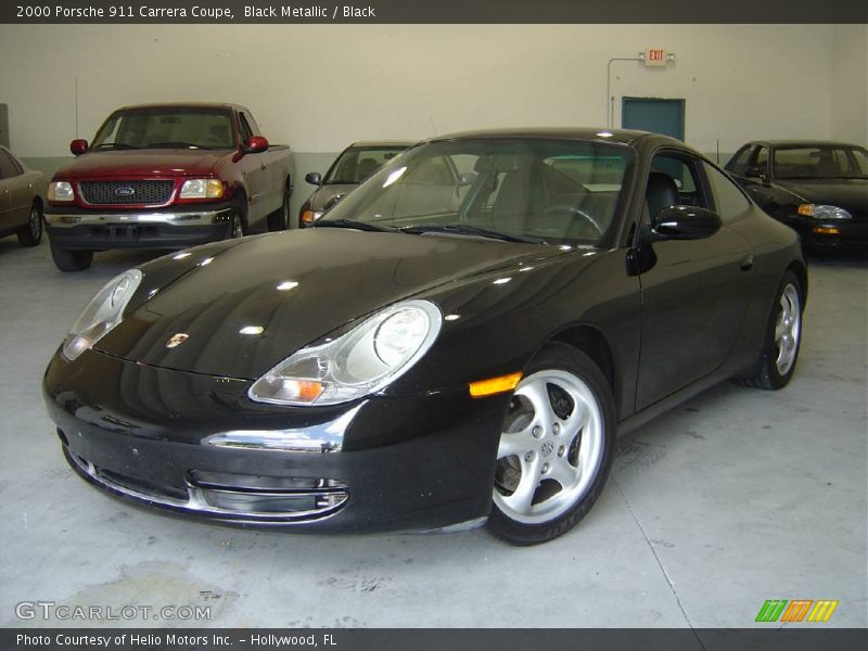 Black Metallic / Black 2000 Porsche 911 Carrera Coupe