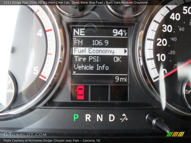 Deep Water Blue Pearl / Dark Slate/Medium Graystone 2011 Dodge Ram 2500 HD Big Horn Crew Cab
