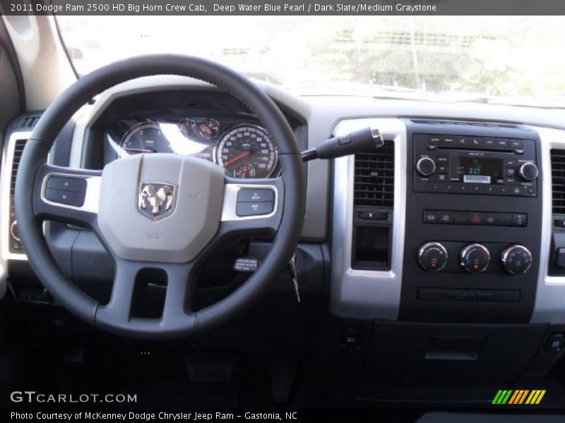 Deep Water Blue Pearl / Dark Slate/Medium Graystone 2011 Dodge Ram 2500 HD Big Horn Crew Cab