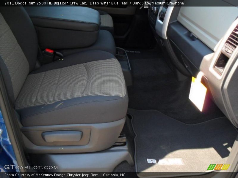 Deep Water Blue Pearl / Dark Slate/Medium Graystone 2011 Dodge Ram 2500 HD Big Horn Crew Cab