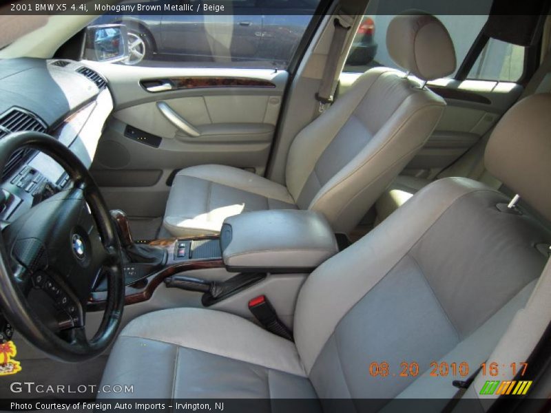 Mohogany Brown Metallic / Beige 2001 BMW X5 4.4i