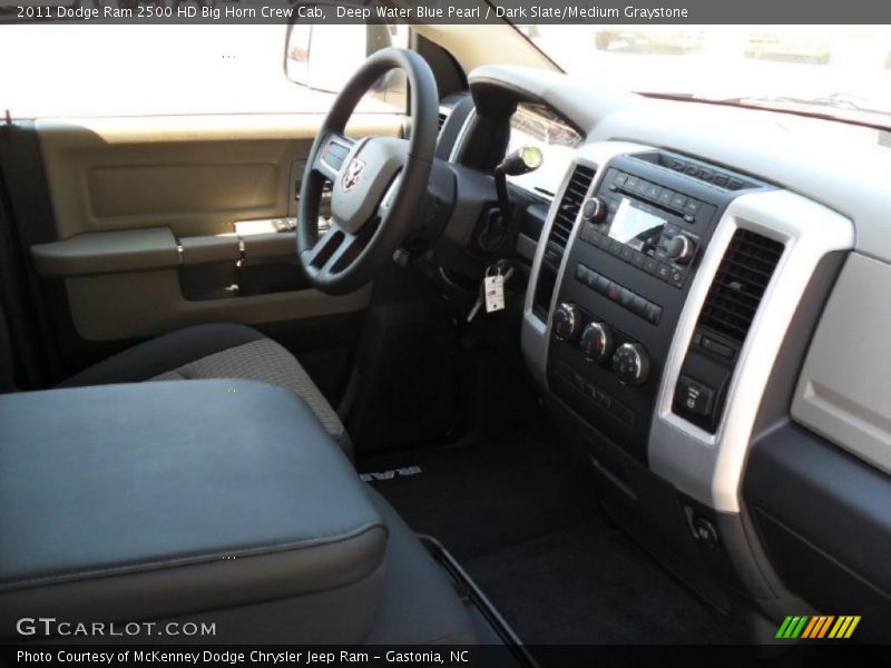 Deep Water Blue Pearl / Dark Slate/Medium Graystone 2011 Dodge Ram 2500 HD Big Horn Crew Cab