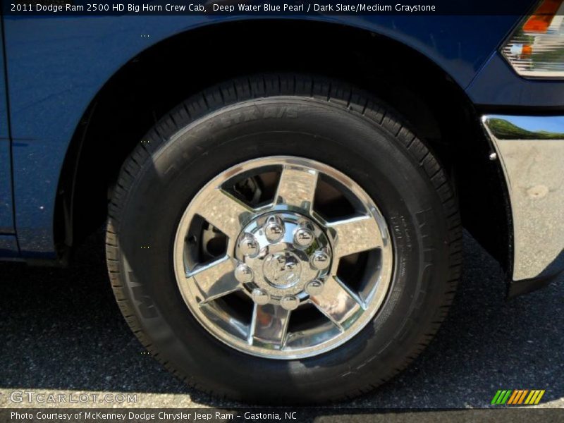 Deep Water Blue Pearl / Dark Slate/Medium Graystone 2011 Dodge Ram 2500 HD Big Horn Crew Cab