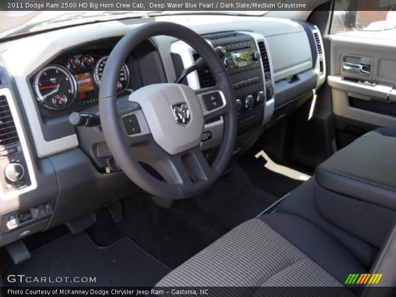 Deep Water Blue Pearl / Dark Slate/Medium Graystone 2011 Dodge Ram 2500 HD Big Horn Crew Cab