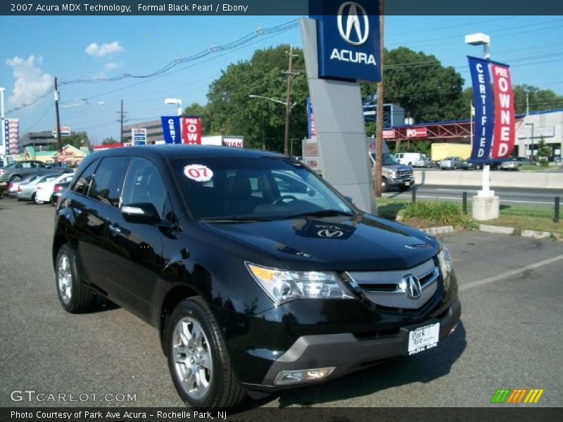 Formal Black Pearl / Ebony 2007 Acura MDX Technology