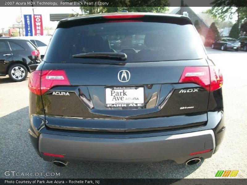 Formal Black Pearl / Ebony 2007 Acura MDX Technology