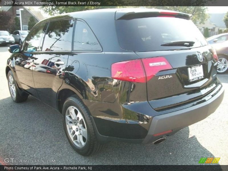 Formal Black Pearl / Ebony 2007 Acura MDX Technology